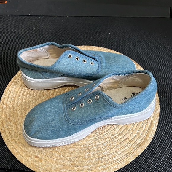 Lelli Kelly Platform Denim Jeans Canvas Sneakers size 41 - Picture 12 of 12
